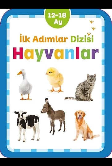 İlk Adımlar Dizisi 12-18 Ay Hayvanlar