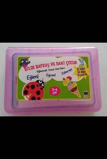 Bilge Baykuş ve Dahi Çocuk Kutulu Eğlenceli Bilgi Kartları (3-4 Yaş) Yeşil