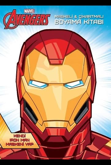 Marvel Avengers Maskeli ve Çıkartmalı Boyama Kitabı