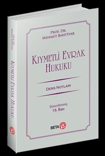 Kıymetli Evrak Hukuku Ders Notları Soru Örnekleri