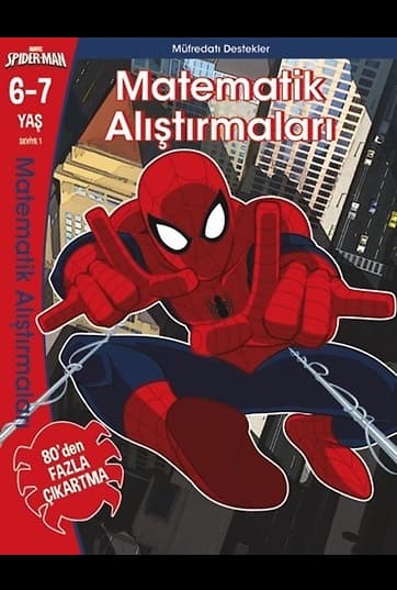 Marvel Spider- Man Matematik Alıştırmaları (6-7 Yaş)
