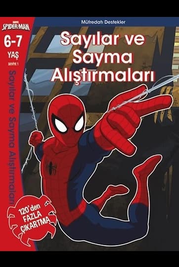 Marvel Spider-Man Sayılar ve Sayma Alıştırmaları (6- 7 Yaş)