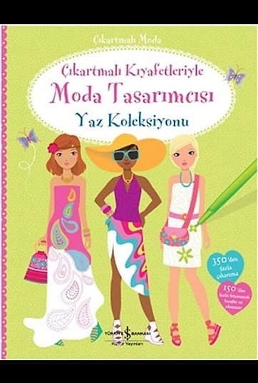 Çıkartmalı Kıyafetleriyle Moda Tasarımcı - Yaz Koleksiyonu