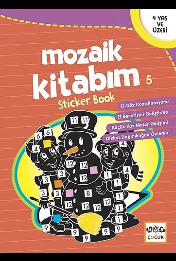 Mozaik Kitabım 5 Sticker Book