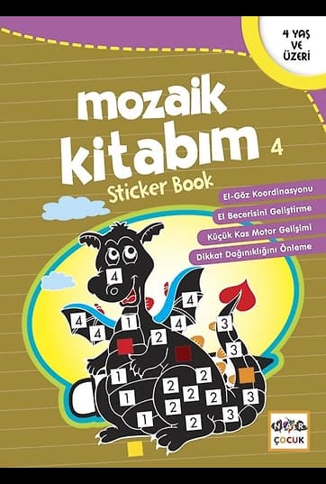 Mozaik Kitabım 4 Sticker Book