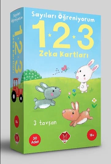 Sayıları Öğreniyorum 1-2-3 Zeka Kartları