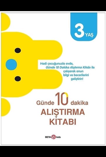 Günde 10 Dakika Alıştırma Kitabı 3 Yaş
