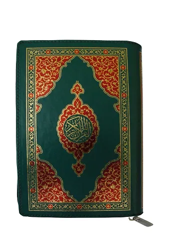 Kur'an-I Kerim Bilgisayar Hatlı-Yaldızlı-4 Renk / Fermuarlı Kur'an-I Kerim (Cep Boy)