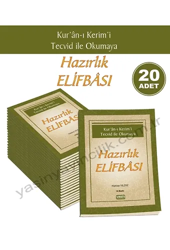 Kuranı Kerimi Tecvid İle Okumaya Hazırlık Elifbası 20 Adet