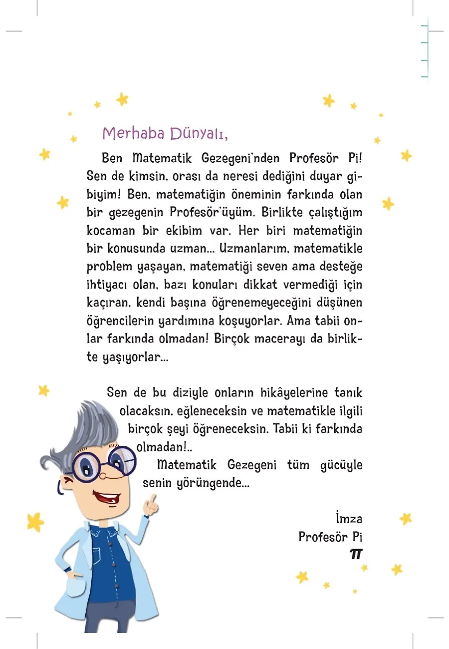 Tehlikeli Bir Yolculuk - Profesör Pi İle Matematik 2 – Sayfa 1