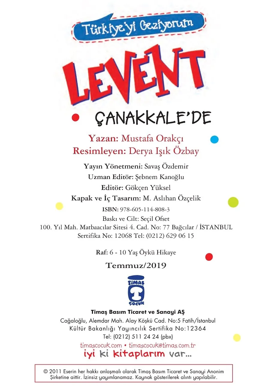 Levent Çanakkale'de - Türkiye'yi Geziyorum 1 – Sayfa 3
